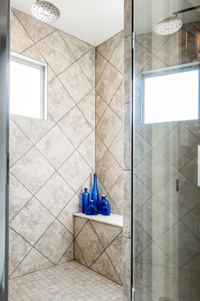 1978 Castle Peak Loop NE, Rio Rancho, NM 87144 - full bathroom with a shower stall and healthy amount of natural light