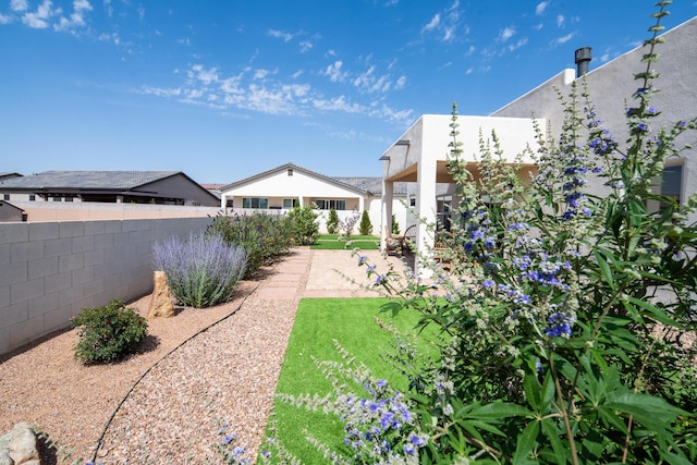 1978 Castle Peak Loop NE, Rio Rancho, NM 87144 - view of yard with a patio area