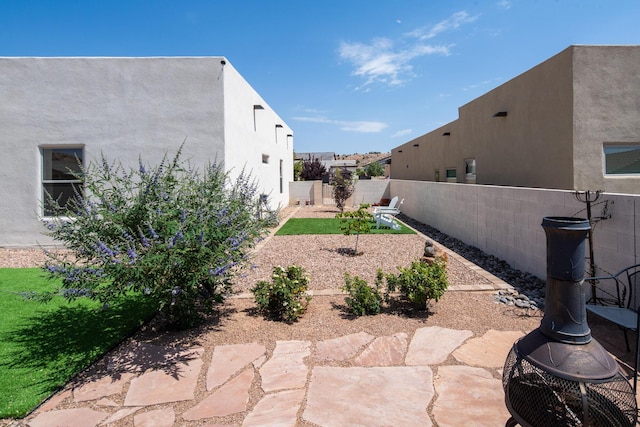 1978 Castle Peak Loop NE, Rio Rancho, NM 87144 - fenced backyard featuring a patio