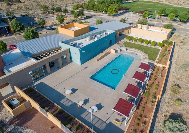 1978 Castle Peak Loop NE, Rio Rancho, NM 87144 - aerial view of a pool area