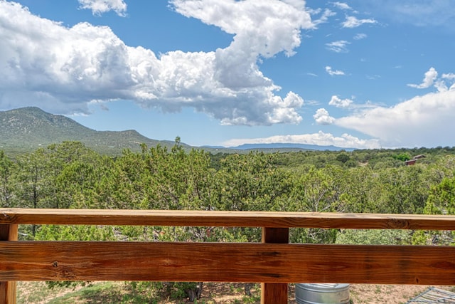 1 Dinosaur Rd, Stanley, NM 87056 - view of mountain background featuring a heavily wooded area