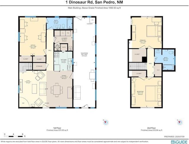 1 Dinosaur Rd, Stanley, NM 87056 - view of property floor plan