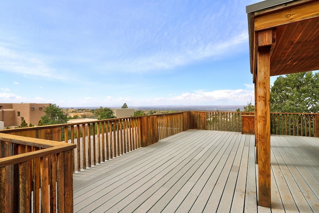 1036 Red Oaks Loop NE, Albuquerque, NM 87122 - view of wooden deck