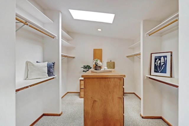 1036 Red Oaks Loop NE, Albuquerque, NM 87122 - walk in closet with a skylight and light carpet