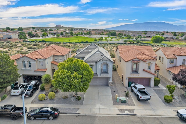 3536 Clear Creek Pl, Rio Rancho, NM 87144 - aerial view of residential area featuring a mountain backdrop