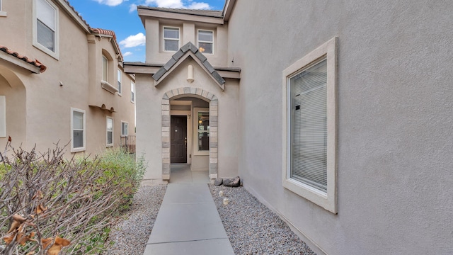 3536 Clear Creek Pl, Rio Rancho, NM 87144 - view of exterior entry featuring stucco siding
