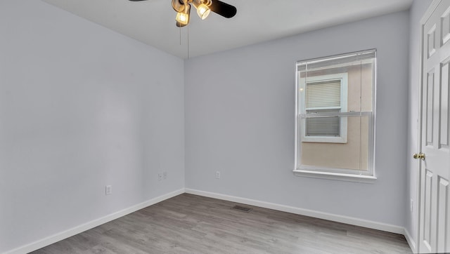 3536 Clear Creek Pl, Rio Rancho, NM 87144 - unfurnished room featuring ceiling fan and wood finished floors