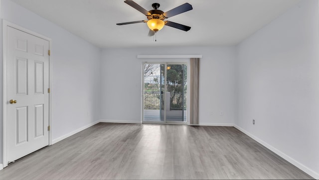 3536 Clear Creek Pl, Rio Rancho, NM 87144 - empty room with wood finished floors and ceiling fan