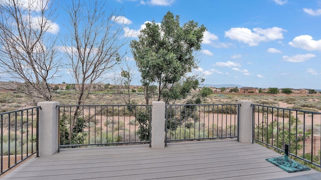 3536 Clear Creek Pl, Rio Rancho, NM 87144 - view of wooden deck
