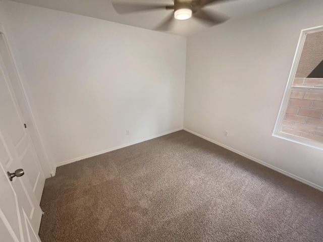 1225 La Fonda St, Bernalillo, NM 87004 - carpeted empty room with ceiling fan and baseboards
