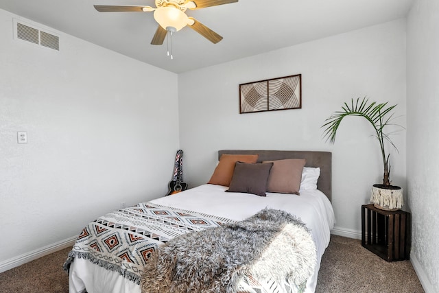 120 Itasca Rd SE, Rio Rancho, NM 87124 - bedroom featuring carpet and ceiling fan