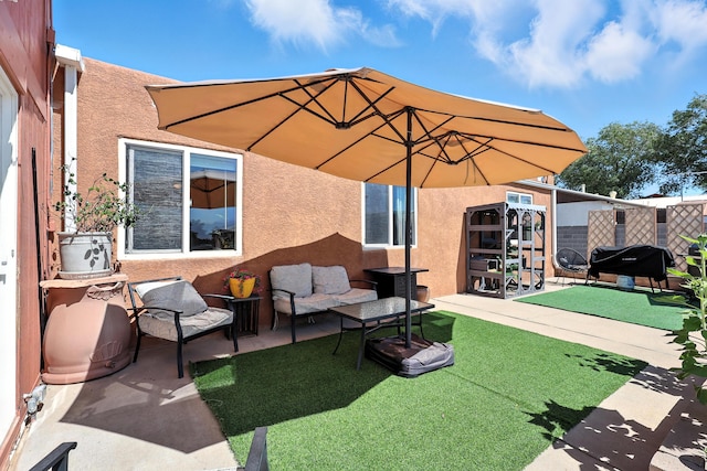 120 Itasca Rd SE, Rio Rancho, NM 87124 - view of patio with grilling area