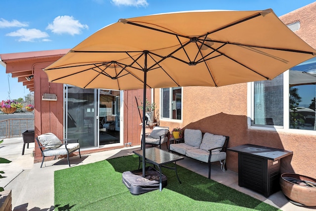 120 Itasca Rd SE, Rio Rancho, NM 87124 - view of patio featuring outdoor lounge area