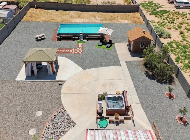 120 Itasca Rd SE, Rio Rancho, NM 87124 - bird's eye view of a pool area