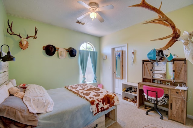 2 Partridge Ct, Peralta, NM 87042 - carpeted bedroom featuring a ceiling fan