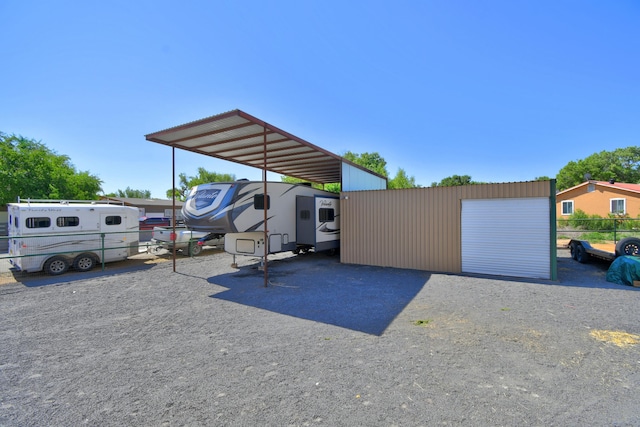 2 Partridge Ct, Peralta, NM 87042 - view of car parking with a carport and driveway