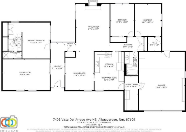 7408 Vista Del Arroyo Ave NE, Albuquerque, NM 87109 - photo 2