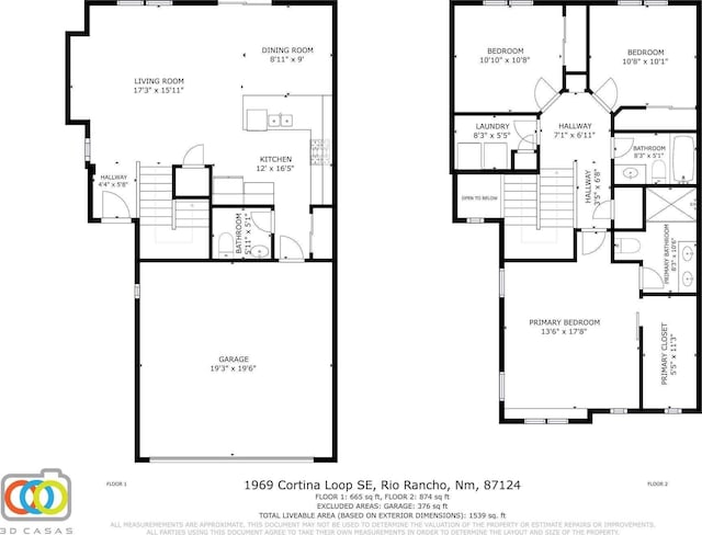 1969 Cortina Loop SE, Albuquerque, NM 87124 - view of home floor plan