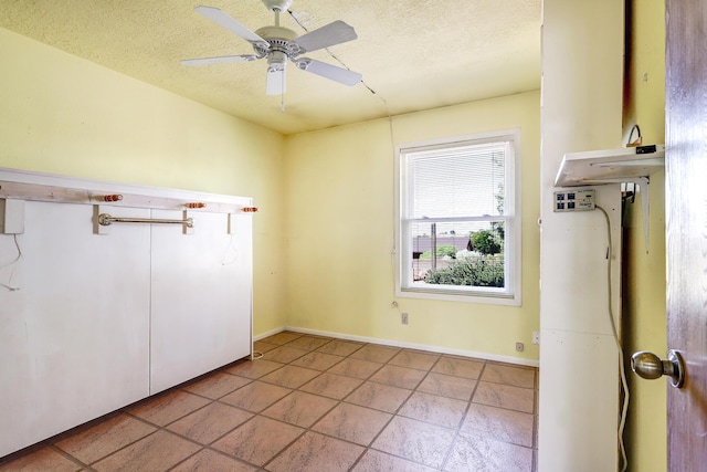 6054 Jack Rabbit Rd NE, Rio Rancho, NM 87144 - unfurnished room with a textured ceiling and a ceiling fan