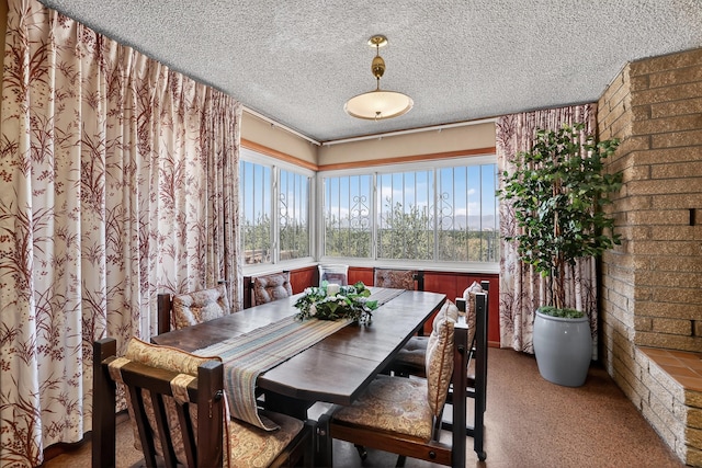 302 Crestview Dr SW, Albuquerque, NM 87105 - dining area with a textured ceiling