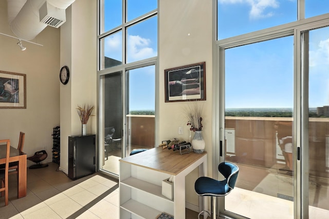 524 Central Ave SW # 803, Albuquerque, NM 87102 - office space featuring a high ceiling and tile patterned floors