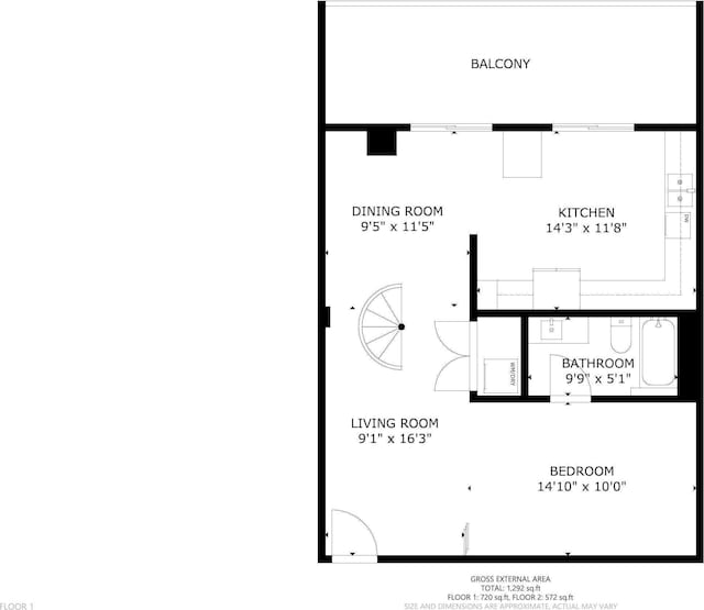 524 Central Ave SW # 803, Albuquerque, NM 87102 - view of property floor plan