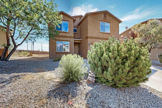 1324 Desert Paintbrush Loop, Rio Rancho, NM 87144 - view of front of house with stucco siding