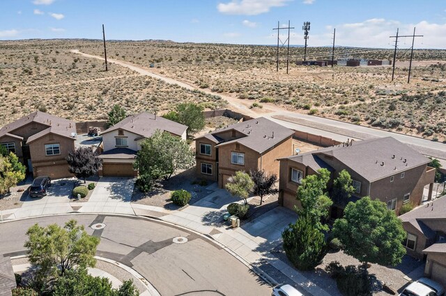 1324 Desert Paintbrush Loop, Rio Rancho, NM 87144 - aerial perspective of suburban area with a desert landscape
