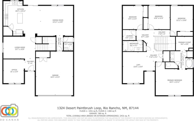 1324 Desert Paintbrush Loop, Rio Rancho, NM 87144 - view of room layout