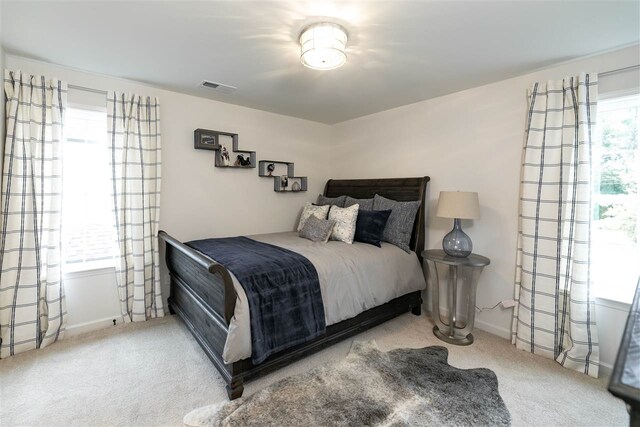 9636 Grays Meadow Dr, Cordova, TN 38018 - bedroom with visible vents, baseboards, and carpet flooring