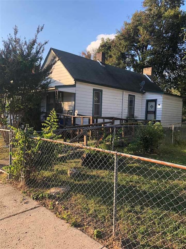 view of bungalow-style home