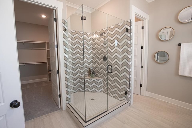 bathroom with walk in shower