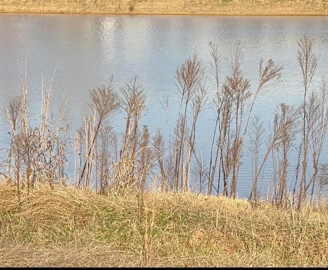 view of property view of water