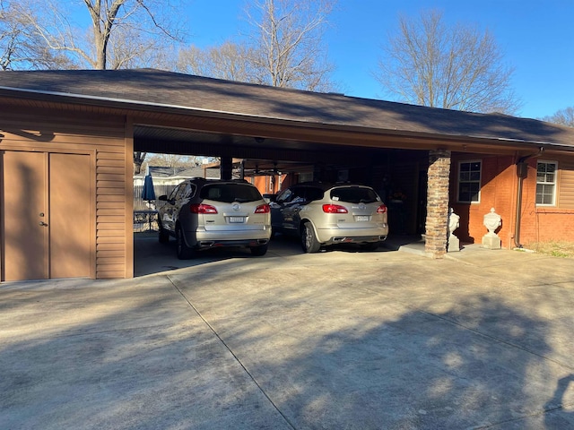 245 S Mendenhall Rd, Memphis, TN 38117 - view of car parking with a carport