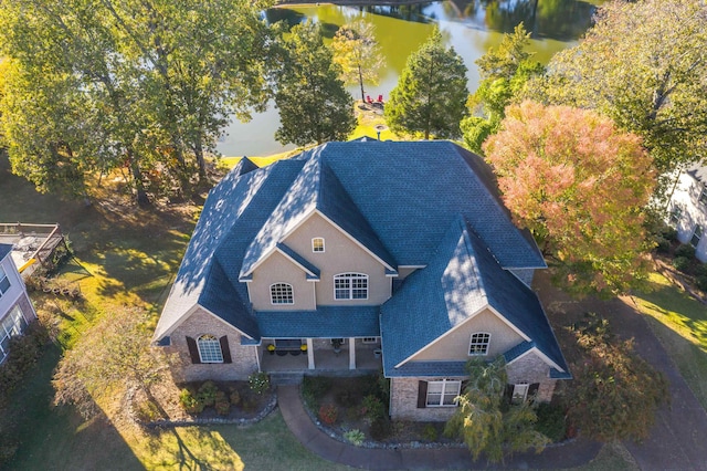 view of aerial view