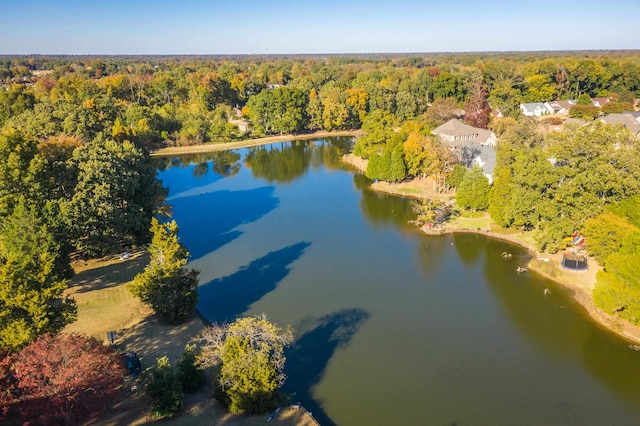 1615 Cedar Lake Cir, Hernando, MS 38632 - aerial view with a water view
