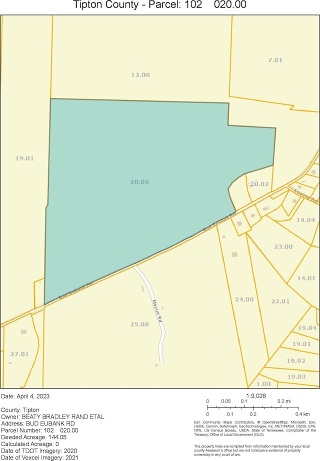 0 Bud Eubank Rd, Stanton TN, 38069 land for sale