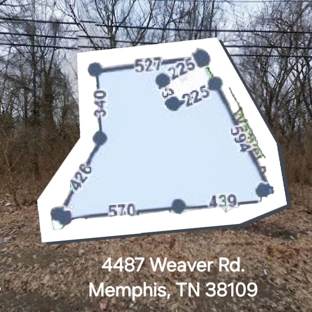 4487 Weaver Rd, Memphis TN, 38109 land for sale