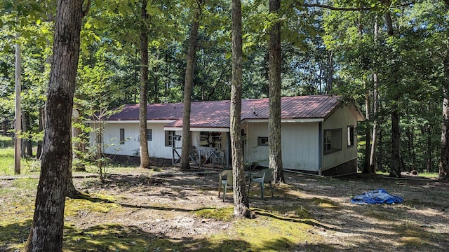 view of rear view of property