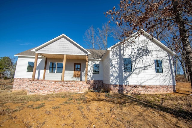 view of front of home