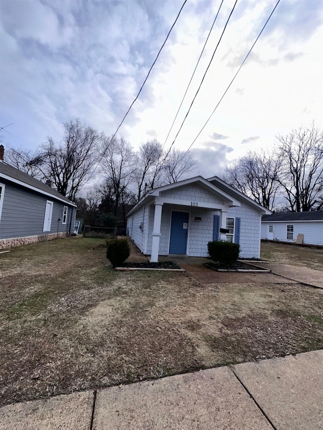 view of bungalow-style house