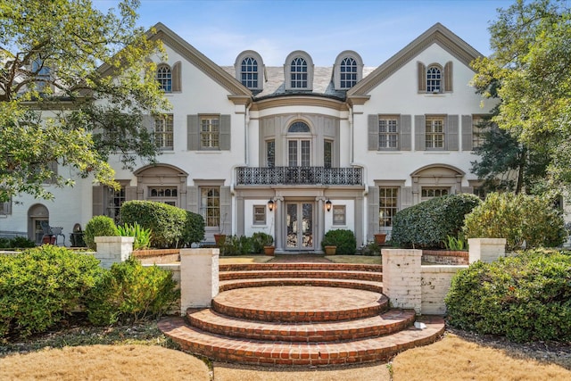 view of front of house featuring french doors