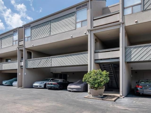 view of property with a carport