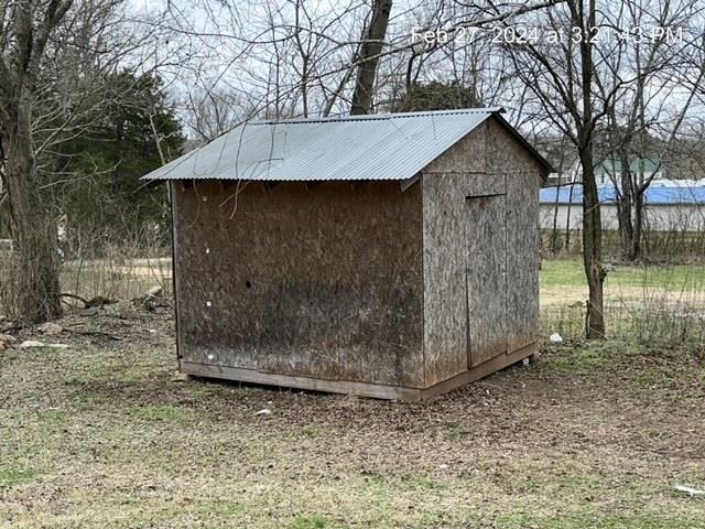 view of shed / structure