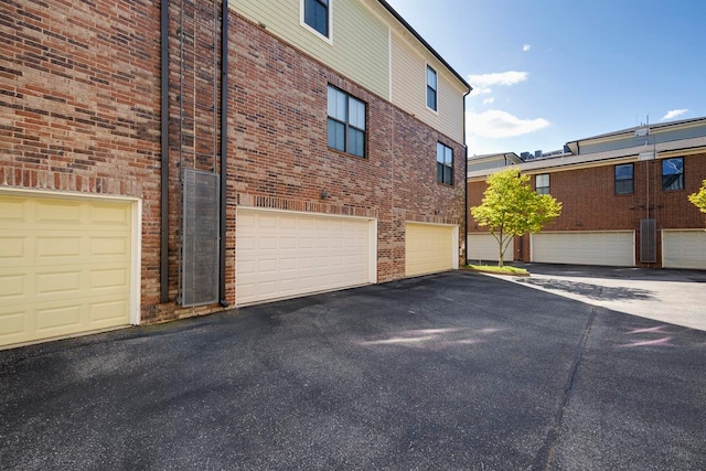 view of home's exterior featuring a garage