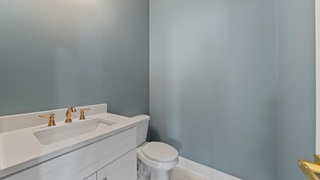1072 Bruce St, Memphis, TN 38104 - bathroom with tile flooring, toilet, and vanity