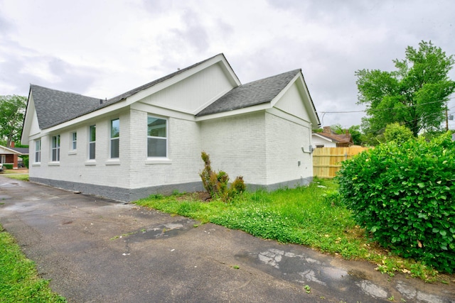 view of side of property