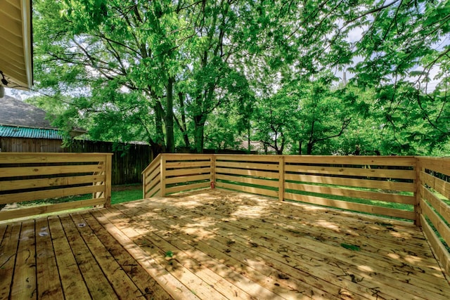 view of deck