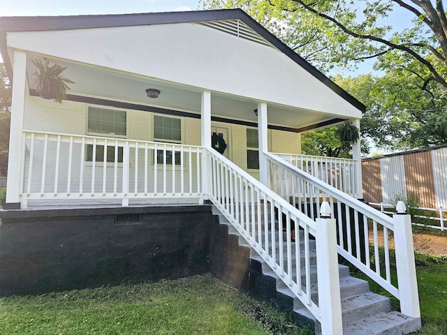 5907 Old Millington Rd, Millington, TN 38053 - exterior space with a porch