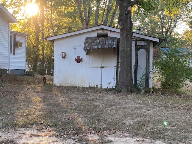 view of shed / structure